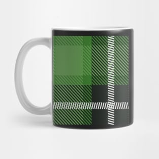 Dark Green Plaid Mug